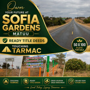 Sofia Gardens Matuu Plots for Sale